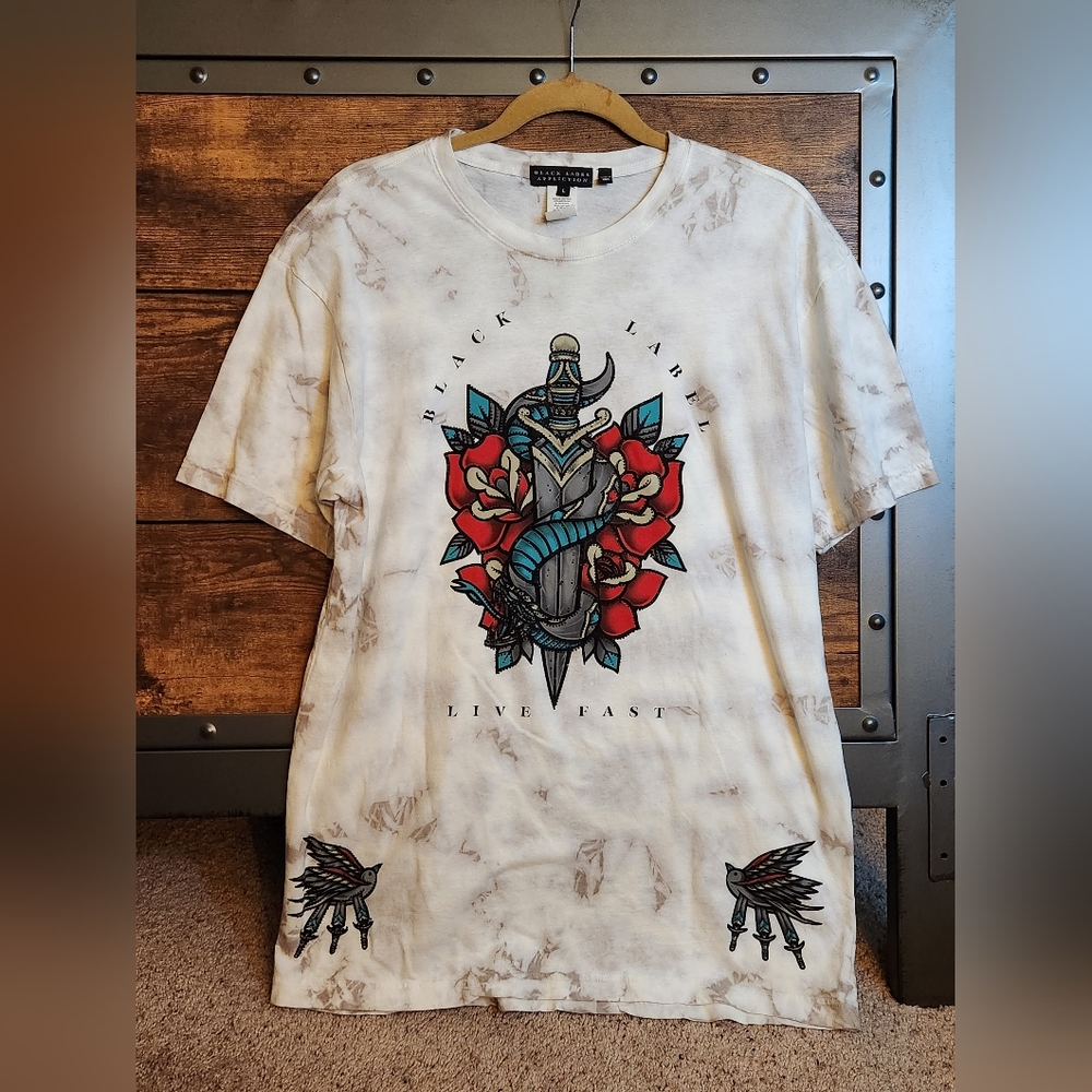 BLACK LABEL Mens Affliction Medium New Tshirt